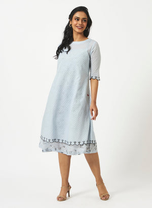 Mosegi-Light Blue Dress