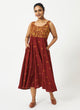 Organic Cotton Brick Dobby Sleeveless Scoop Neck Dress - MSG35BRKDBY