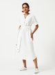 Mosegi-White Midi Dress