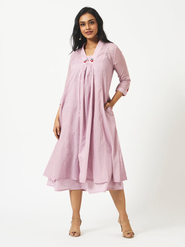 Mosegi- Light Pink layered Dress