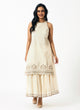 Mosegi-offwhite kurta and skirt combo