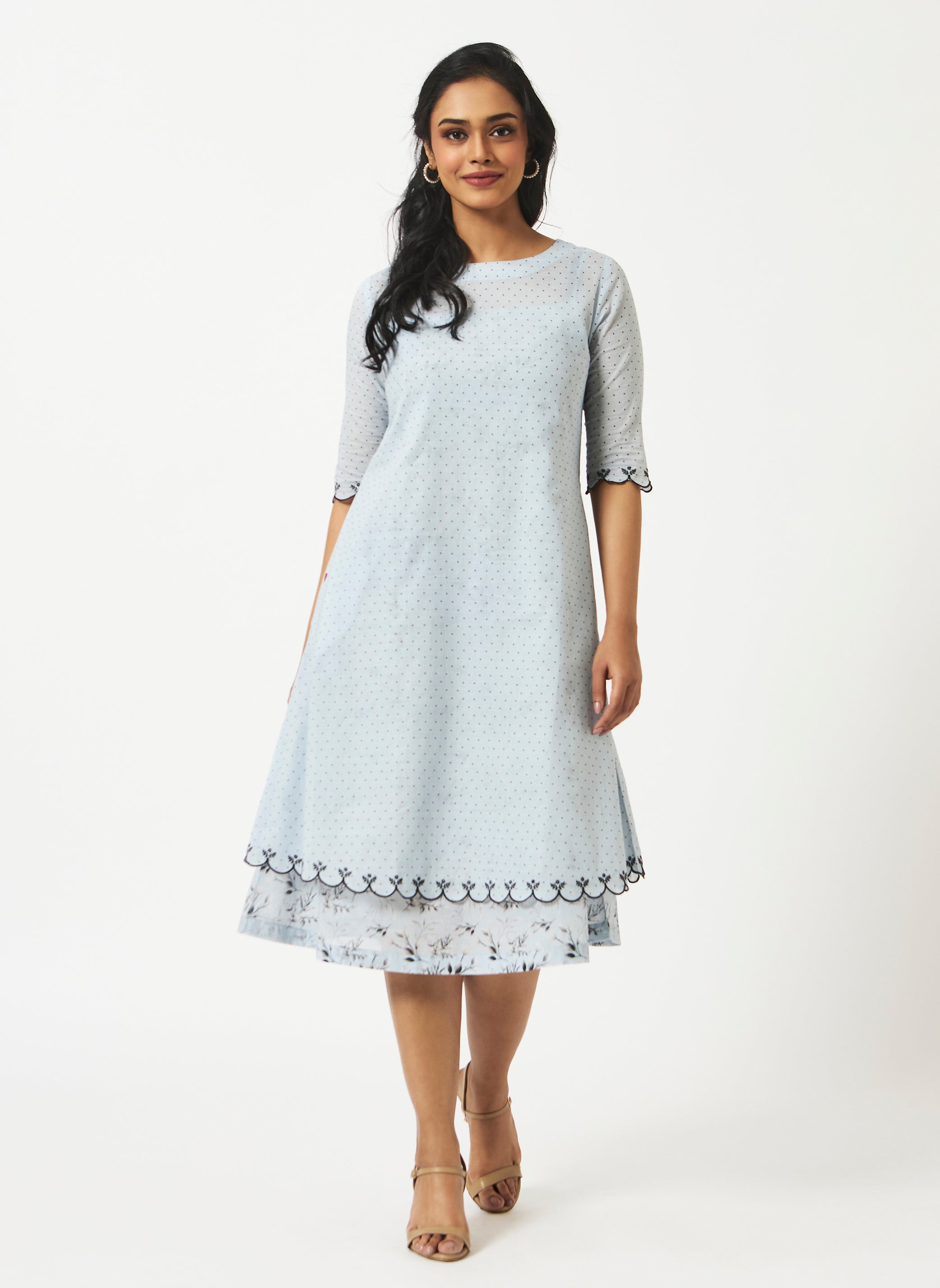 Mosegi-Light Blue Dress