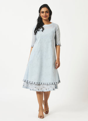 Mosegi-Light Blue Dress