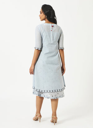 Mosegi-Light Blue Dress
