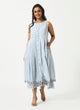Mosegi-Light Blue Layered Dress