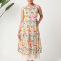 Organic cotton layered dress - MSG50A